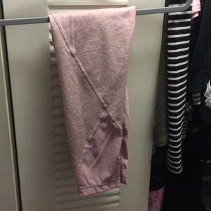 Zella blush pink high waist crop leggings